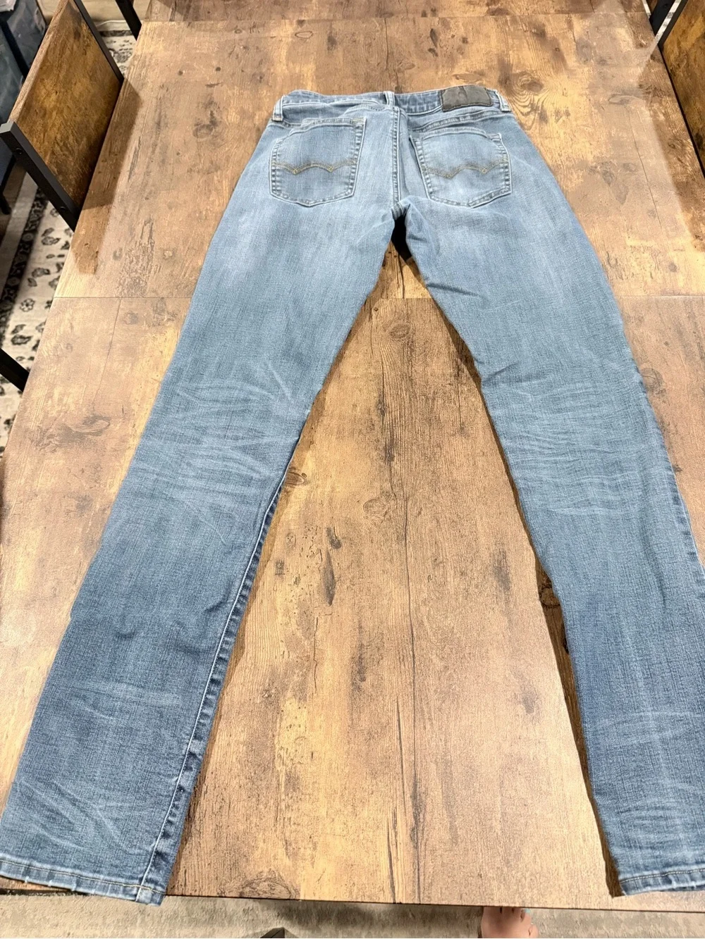 American Eagle Outfitters Men's Slim Straight Light Blue Jeans